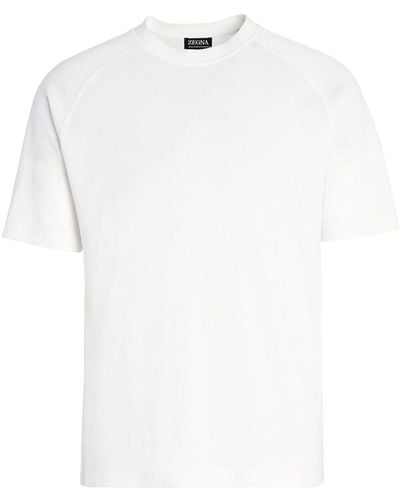 Zegna ニット Tシャツ - ホワイト