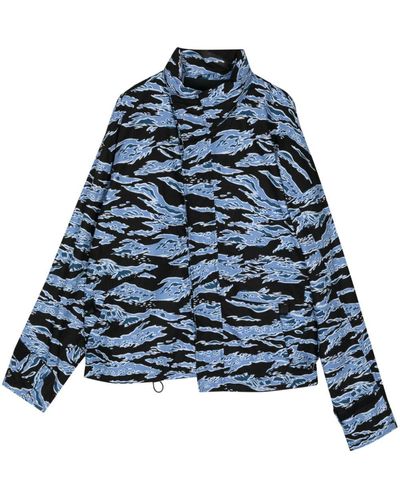 Fumito Ganryu X Phenomenon veste Tiger Camo - Bleu