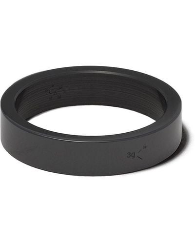 Le Gramme Le 3 Grammes ceramic ring - Negro