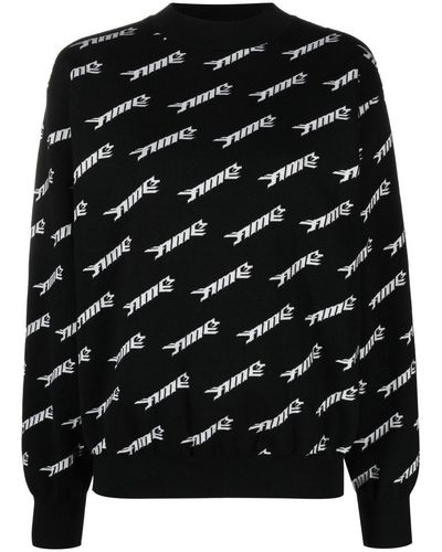Ambush Sweater Met Logoprint - Zwart