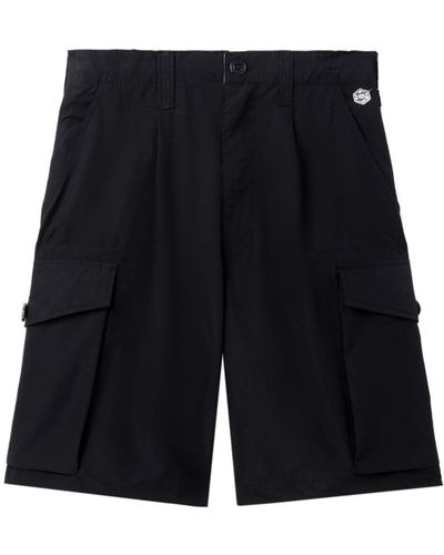 Chocoolate Logo-appliqué Cargo Shorts - Black