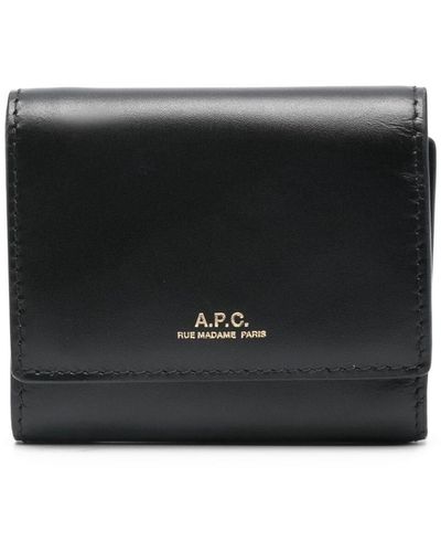 A.P.C. Lois Cotton Wallet - Black