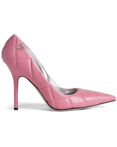 DSquared² Leather Court Shoes, - Pink