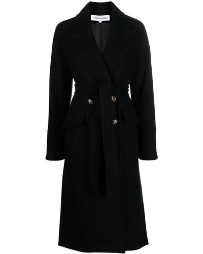 Veronica Beard Frattini Dickey Belted Coat - Black