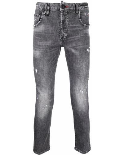 Philipp Plein Jeans skinny - Grigio