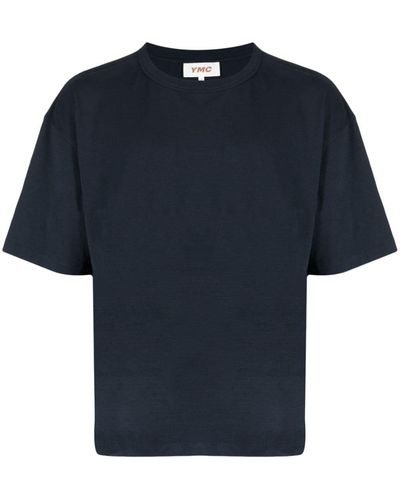 YMC T-shirt Triple à manches courtes - Bleu