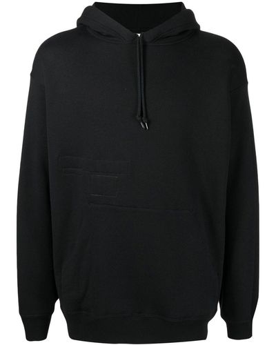 WTAPS Logo-print Pullover Hoodie - Black