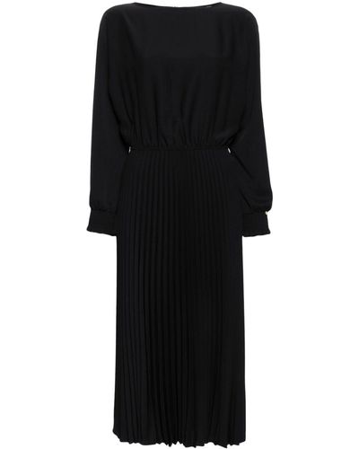Nissa プリーツスカート ドレス - ブラック