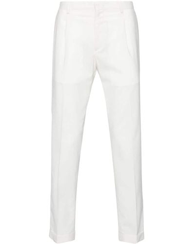 Briglia 1949 Mid-rise Tailored Trousers - White