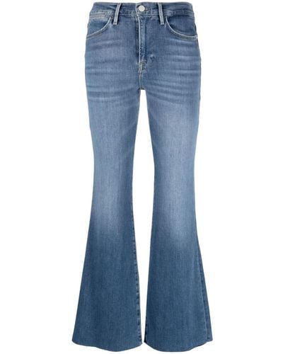 FRAME Cropped Jeans - Blauw
