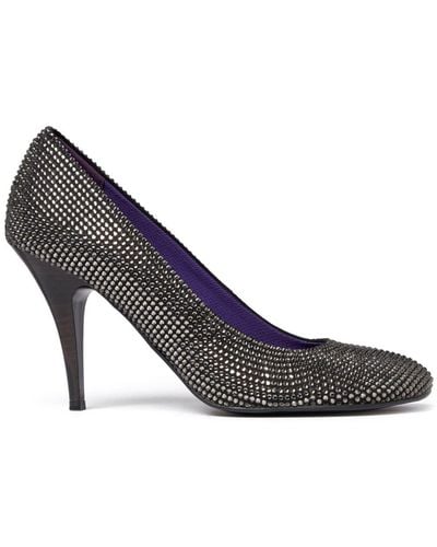 Stella McCartney Ryder Crystal-embellished 95mm Court Shoes - Blue
