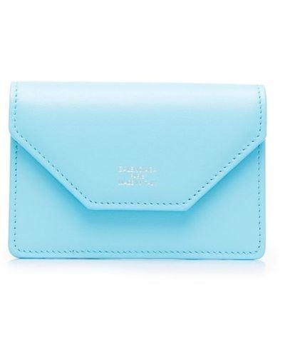 Balenciaga Envelope Leather Wallet - Blue