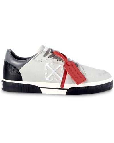 Off-White c/o Virgil Abloh Vulcanized Sneakers in Colour-Block-Optik - Rot