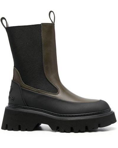 Woolrich Leather Chelsea Boots - Black