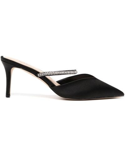 Badgley Mischka Jan 70mm Crystal-embellished Court Shoes - Black