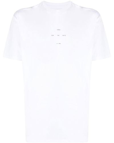 Song For The Mute T-shirt en coton à imprimé graphique - Blanc