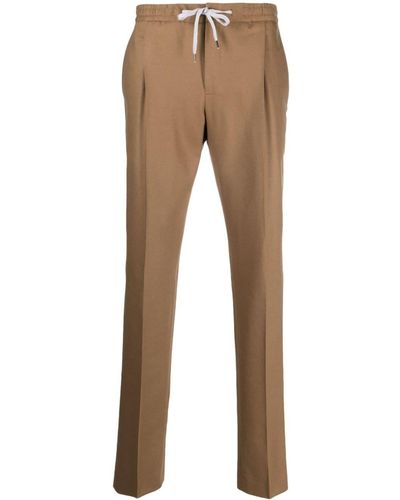 PT Torino Pantalones ajustados con cinturilla elástica - Neutro