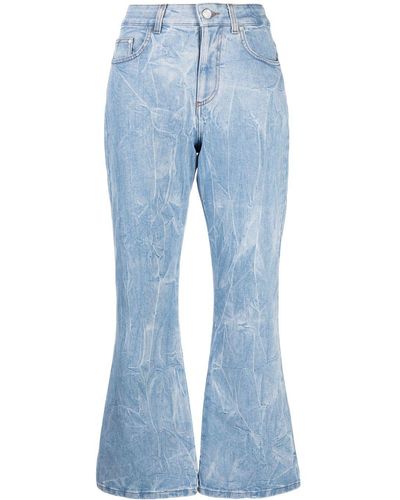 Stella McCartney Jeans mit Logo-Patch - Blau
