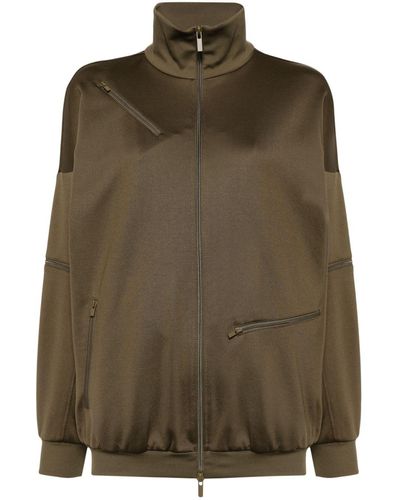 Tibi Long-sleeve Track Jacket - Green