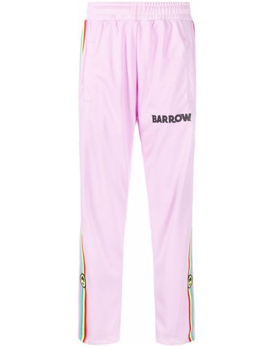 Barrow Side-stripe Track Pants - Pink