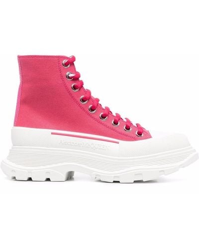 Alexander McQueen Chunky-sole Trainers - Pink