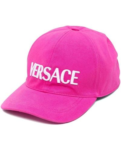 Versace Baseballkappe mit Logo-Print - Pink