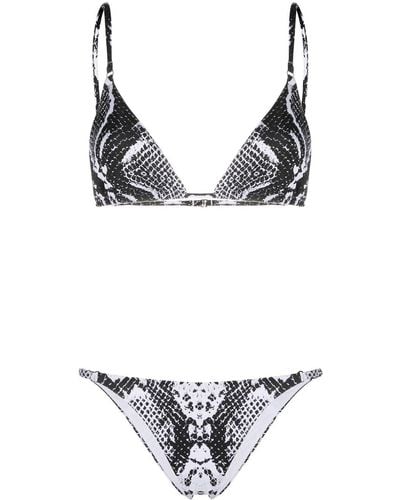 Noire Swimwear 'Snake Tanning' Bikini - Schwarz