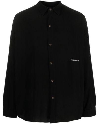 Societe Anonyme Button-up Long-sleeve Shirt - Black