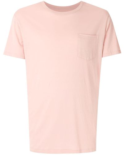 Osklen T-shirt à poche poitrine - Rose