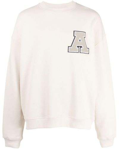 Axel Arigato Sweater Met Logopatch - Wit