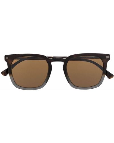 Mykita Borga Rectangle Frame Sunglasses - Brown