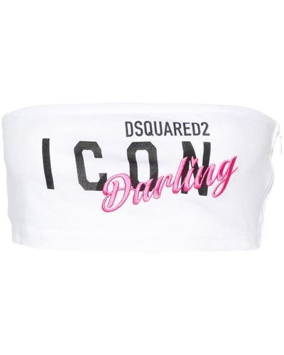 DSquared² Top sin mangas Darling - Rosa