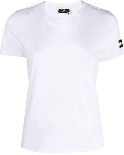 Elisabetta Franchi ロゴ Tシャツ - ホワイト