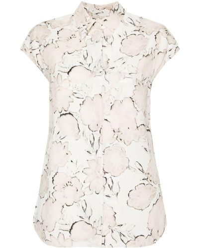 Christian Wijnants Blouse Met Bloemenprint - Wit