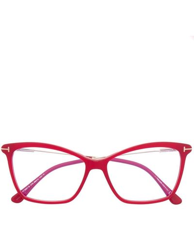 Tom Ford Brille mit Butterfly-Gestell - Mehrfarbig