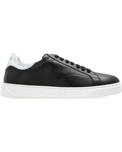 Lanvin Ddb0 Leather Trainers - Black