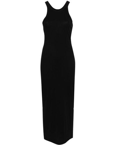 Totême Sleeveless Organic Cotton Maxi Dress - Black