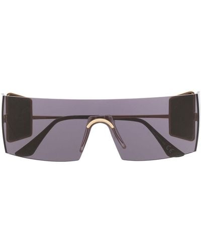 Retrosuperfuture Gafas de sol Pianeta con montura rectangular - Gris