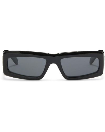 Palm Angels Yreka Rectangle-frame Sunglasses - Black