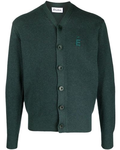 Etudes Studio Vest Met Logopatch - Groen