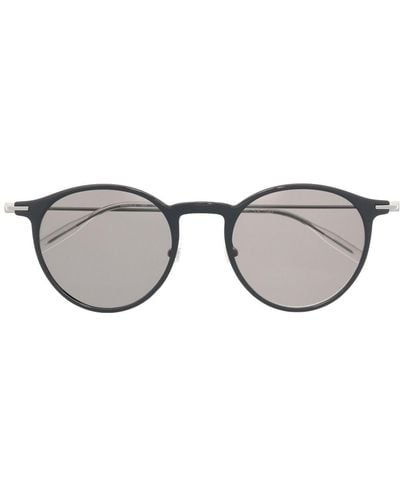 Montblanc Mb0097s Round-frame Sunglasses - Black