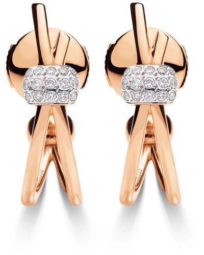 Pomellato Pendientes Together en oro rosa de 18 ct