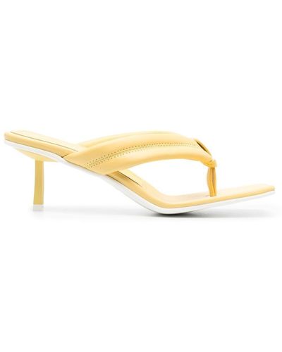 Le Silla Aiko Square Toe Sandal - Yellow