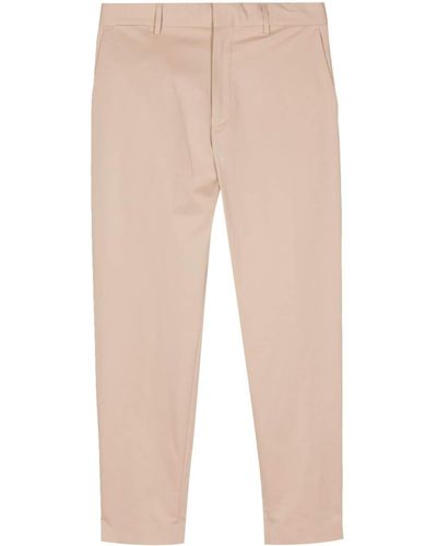 Paul Smith Mid-rise Slim-cut Chino Trousers - Natural