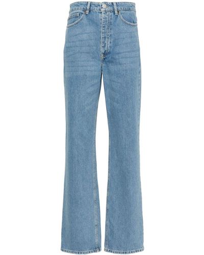 By Malene Birger Miliumlo Mid-rise Straight-leg Jeans - Blue