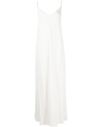 Voz Thin-strap Parachute Slip Dress - White