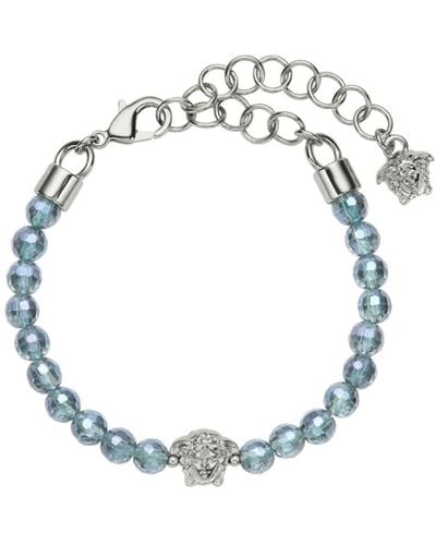 Versace Bracelet Medusa à perles - Métallisé