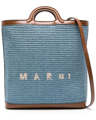 Marni Tropicalia ハンドバッグ - ブルー