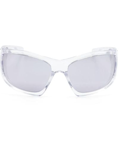 Givenchy Giv Cut Oversize-frame Sunglasses - White