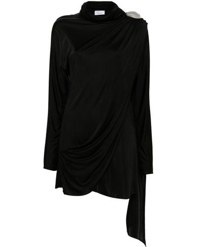 GIUSEPPE DI MORABITO Robe courte à détail de broche - Noir